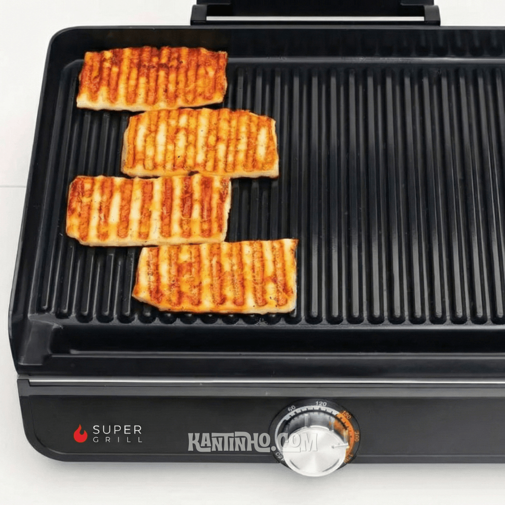 Super Grill Compacto Sem Fumaça - Preto - Imagem 7