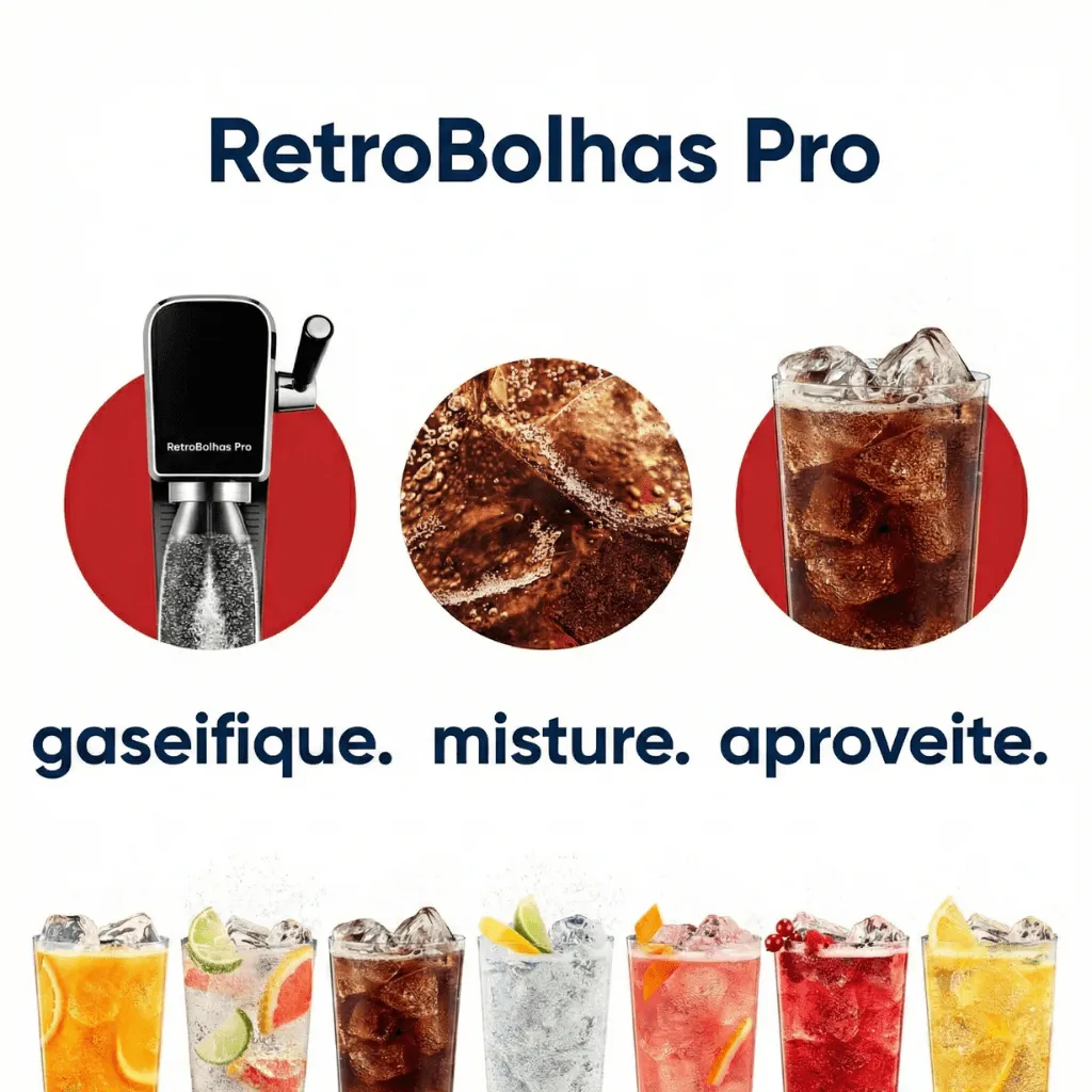 RetroBolhas Pro com Cilindro - Preto - Imagem 5